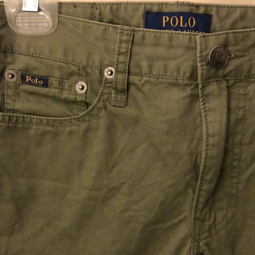 Polo chinos.  Boys size 12.  Green.   NWOT